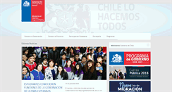 Desktop Screenshot of gobernacionultimaesperanza.gov.cl